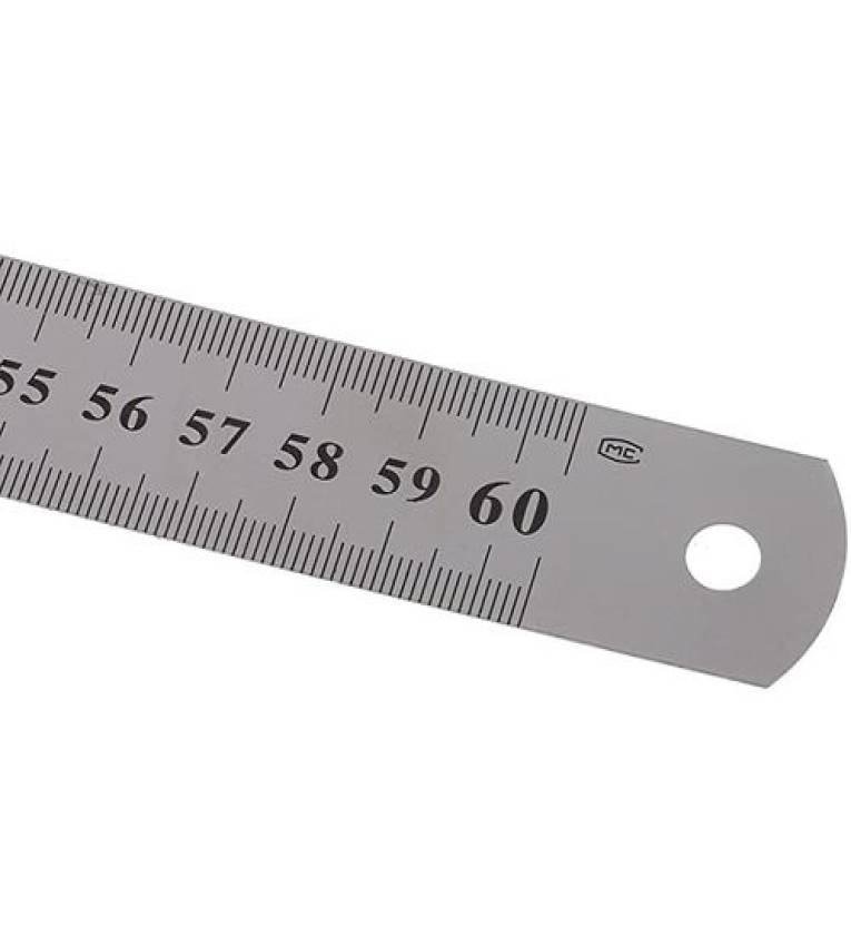 60cm Règle Métal Métallique Precision Double Face Métrique Ruler Inoxydable