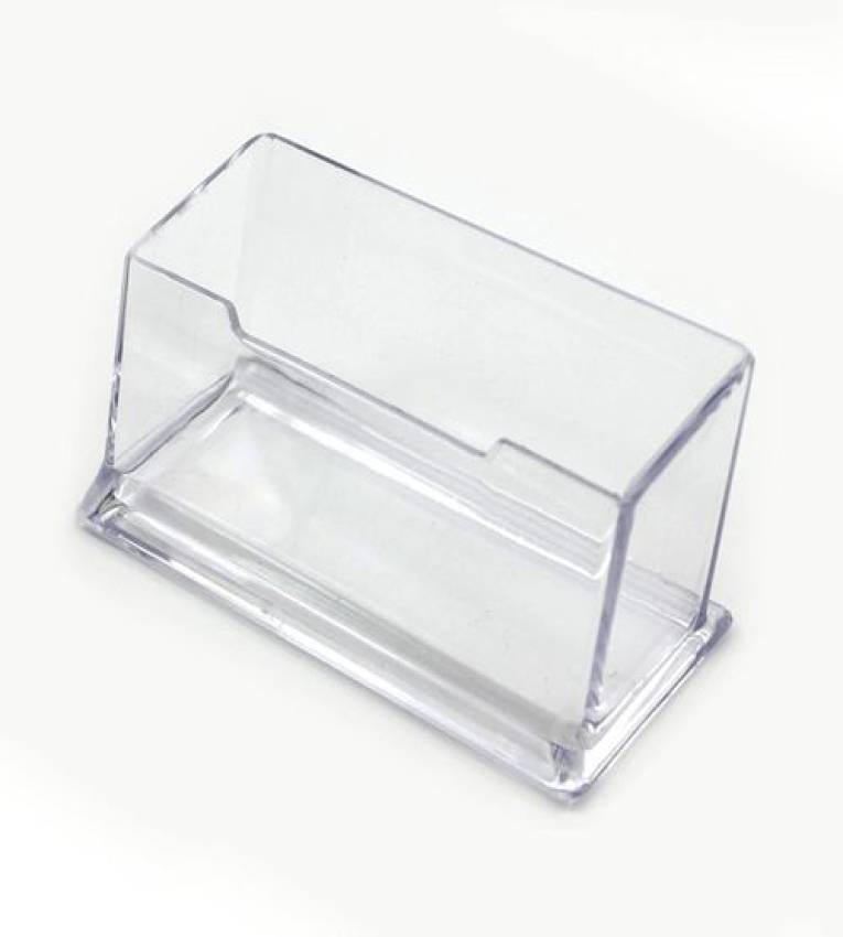 3 Pcs Porte de Carte de Visite en plexiglasse Dur Transparent