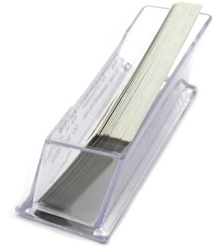 3 Pcs Porte de Carte de Visite en plexiglasse Dur Transparent