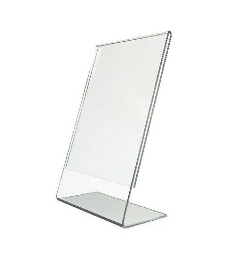 Cadre d'affichage  en plastique plexiglass transparent  A4