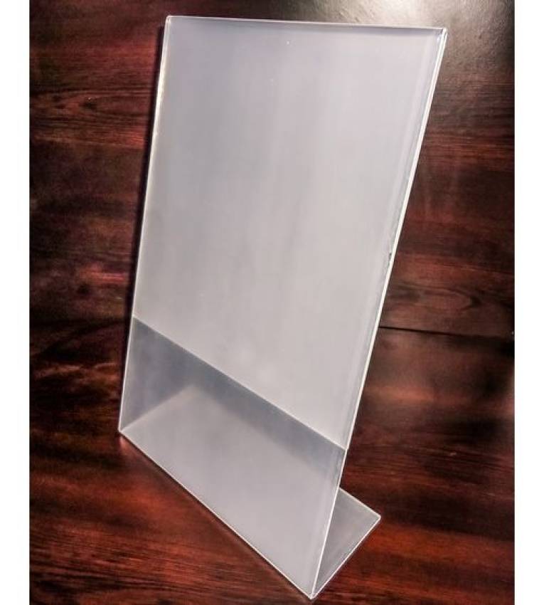 Cadre d'affichage  en plastique plexiglass transparent  A4