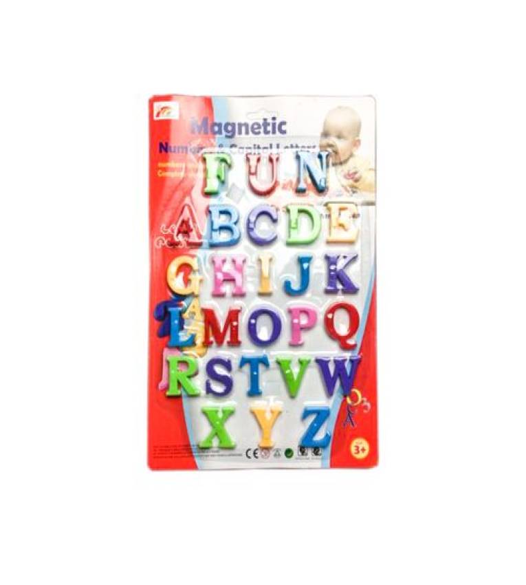 Les lettres d'alphabet français magnétiques  en plastique