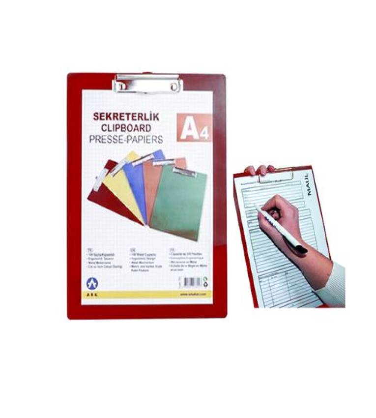 Bloc Note A Pince  presse-papiers Format A4,