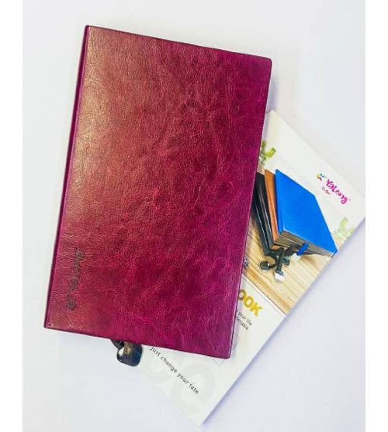 Carnet de notes en cuir synthétique A4