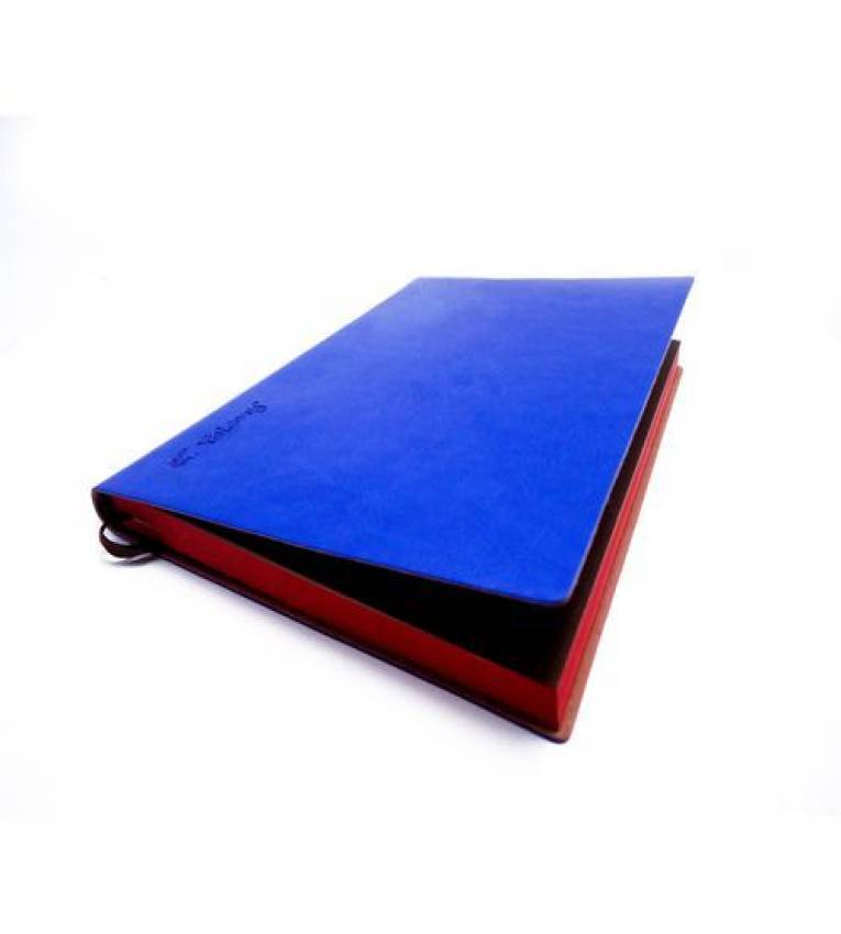 Carnet de notes en cuir  A5 synthétique 14.5 x 21 cm 110 pages