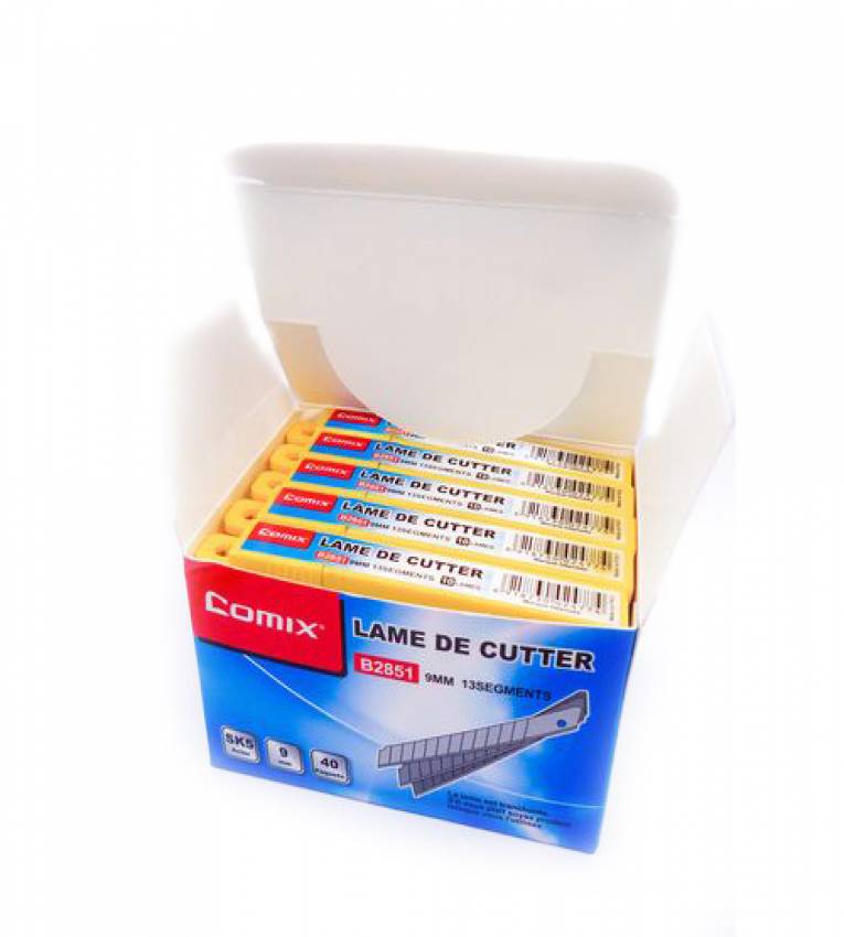boite lames de cutter 9mm 40 paquets 400 lames