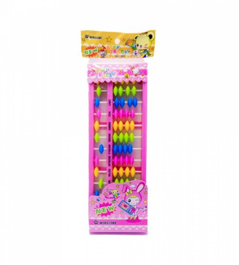 Calculateur de boulier arithmétique chinois en plastique