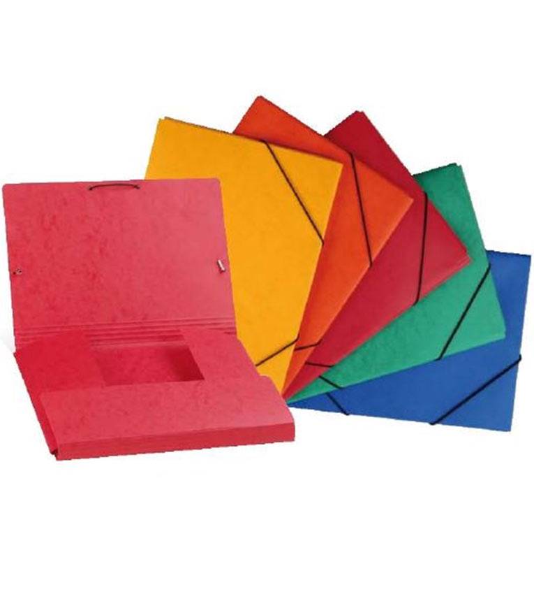 Chemise À Rabats 24X32 1,5cm disponible en 4 couleurs rouge - vert - bleu - jaune