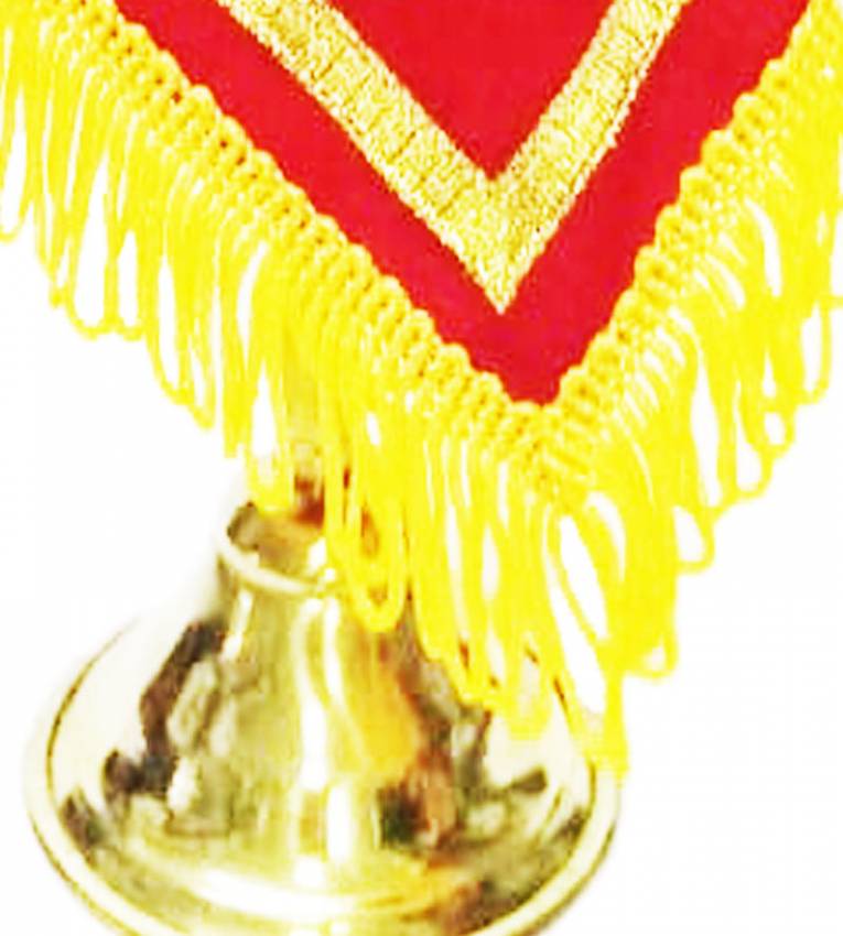 32cm Drapeau marocain de Bureau en Cuivre