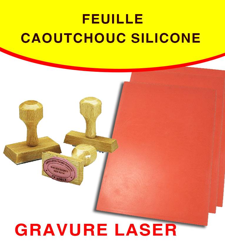 Consommables et matériels pour la fabrication des tampons en caoutchouc, Caoutchouc laser/caoutchouc pour tampon Pour  gravure laser
