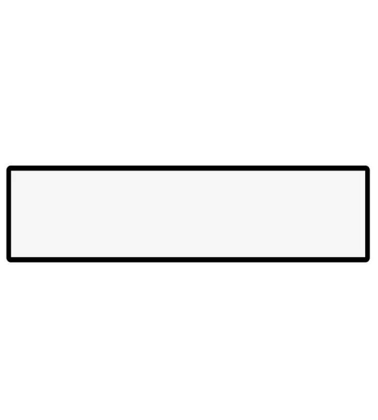 Plaque d'immatriculation vierge en aluminium, plaque d'immatriculation réfléchissante