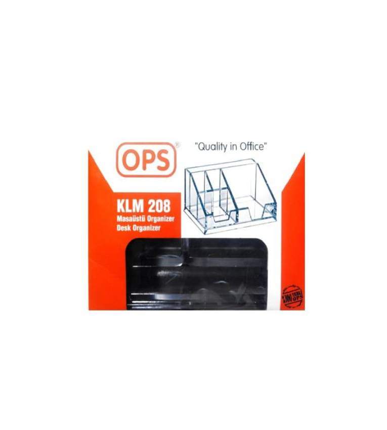 Organisateur de bureau OPS Transparent 5 compartiments