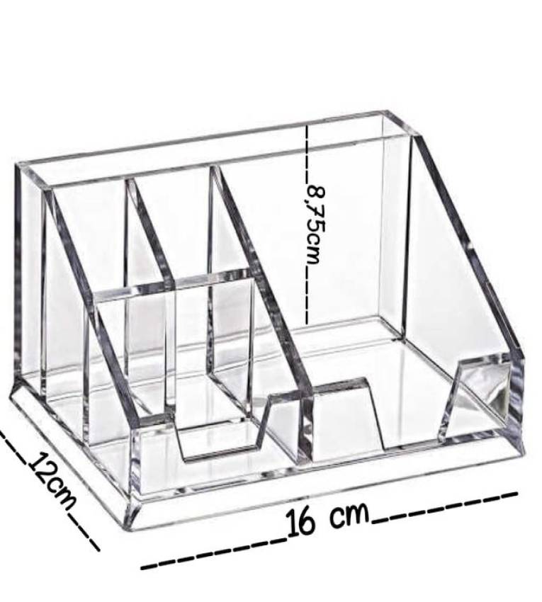 Organisateur de bureau OPS Transparent 5 compartiments
