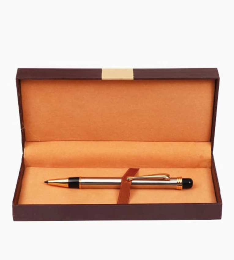 1 stylo à bille en métal  Idéal comme cadeau le stylo personnalisé est très facile à régler.
