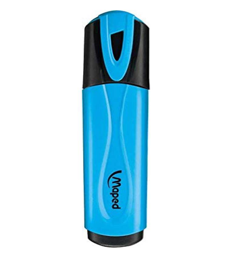 MAPED - Boite des Surligneurs Fluo Peps Classic coloris Bleu
