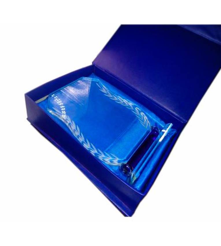 Standard Plaque trophée en verre personnaliosable, Grand Taille