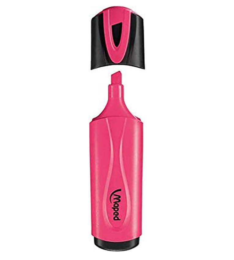 MAPED - Boite des Surligneurs Fluo Peps Classic coloris Rose