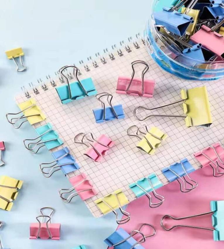 Ensemble de 40 Pinces-notes en Fer pour l'Organisation!