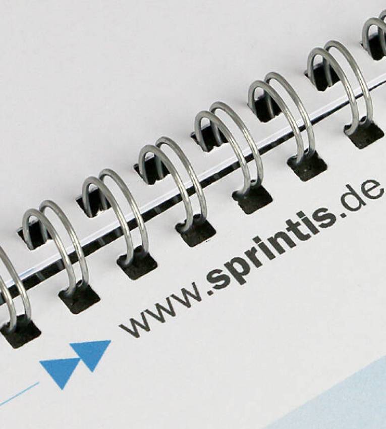 Reliures a double speral métalliques mintra noir 2:1, A4 22mm (5/8") | argentées - Pratiques et élégantes pour vos documents