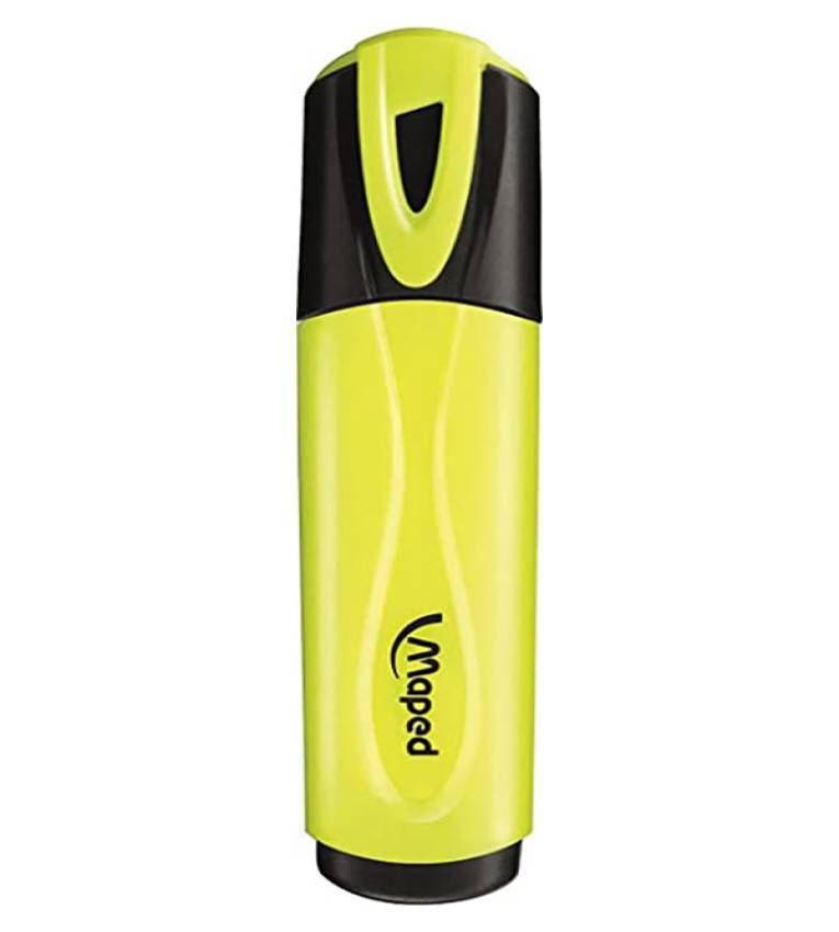 MAPED - Boite des Surligneurs Fluo Peps Classic coloris Jaune