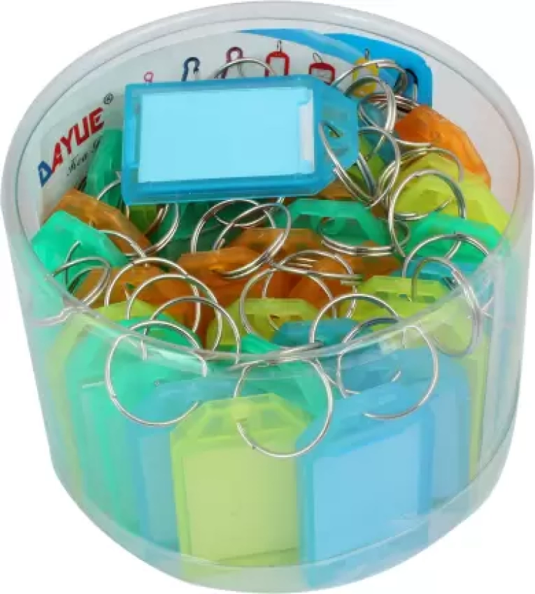 Porte-clés Dayue 36 Tags (Petit) (Multicolore) : Organisation stylée !