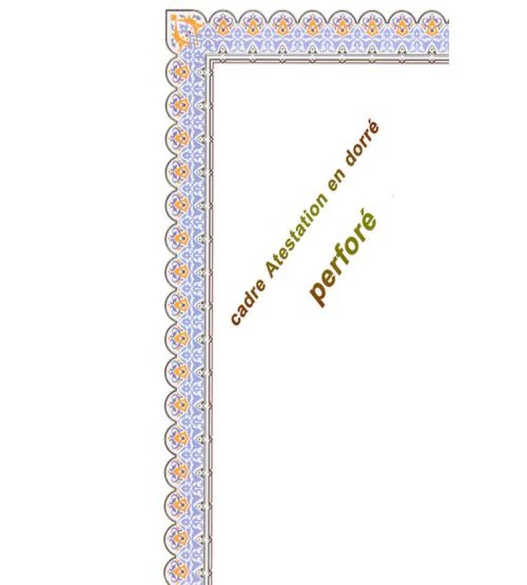 cadre photo A4 pour les diplômes et certificats discrétionnaires