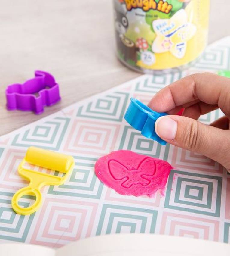 pâte à modeler avec accessoires pour enfants (24 couleurs)