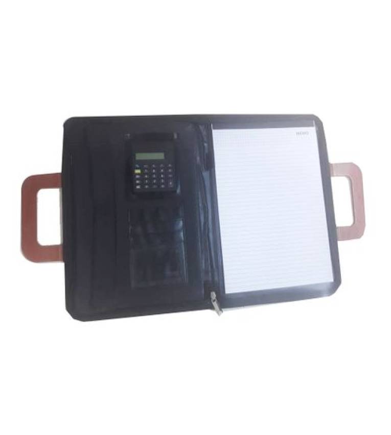 SAN Conférencier porte-document A4 en cuir gold