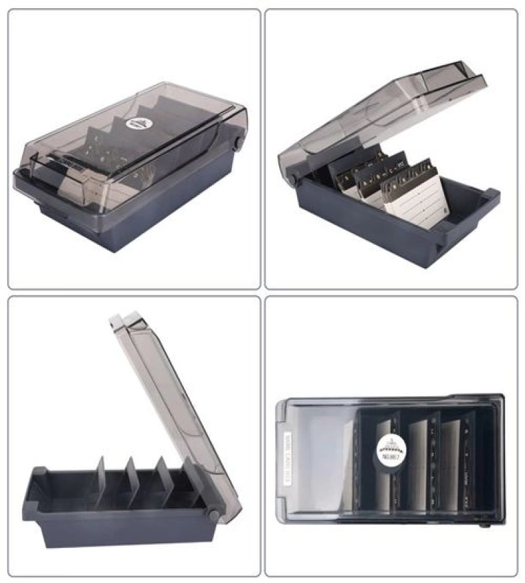 Jielisi Porte-Cartes: Classez cartes de visite et PVC (A, B, C, D). Organisation professionnelle.