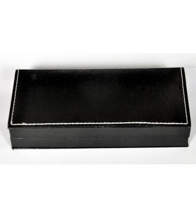 Coffret cadeau 2 Stylos Parure, métal de luxe boite en cuire