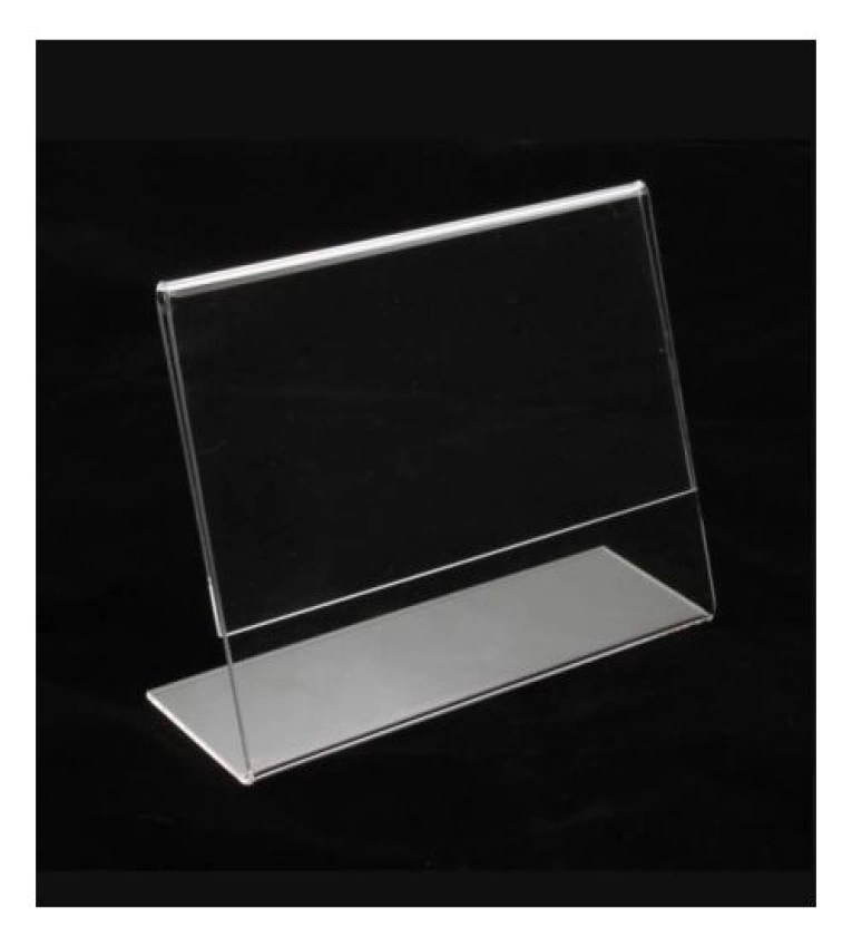 Élégant cadre plexiglass transparent 105 x 68 mm (A7) pour vos affichages. Mettez en avant en toute clarté !