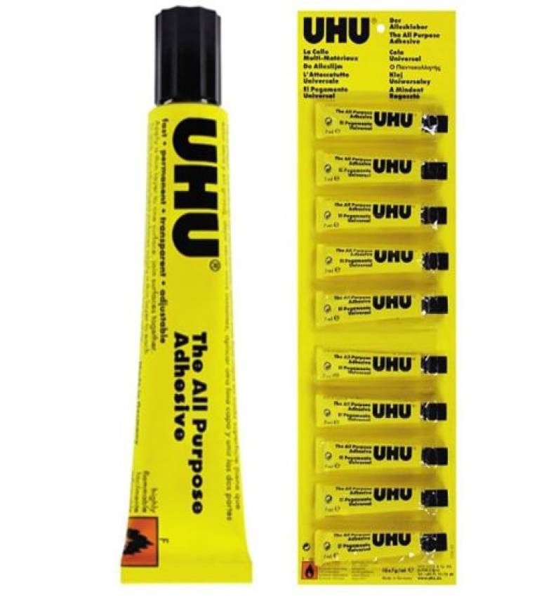 UHU 10 tubes de colle UHU 7 ml