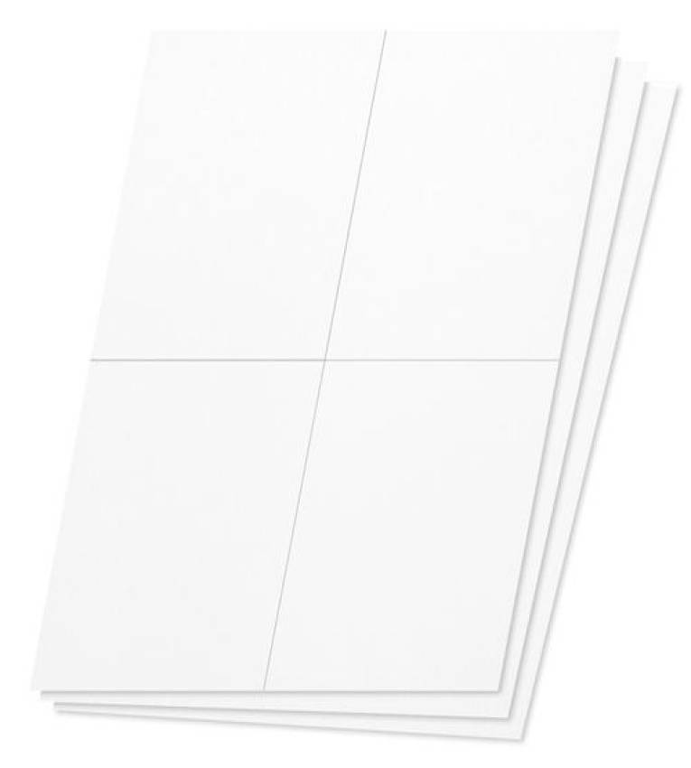 Étiquettes adhésives blanches pour Impression 100 feuilles 400 étiquette 105x148 mm