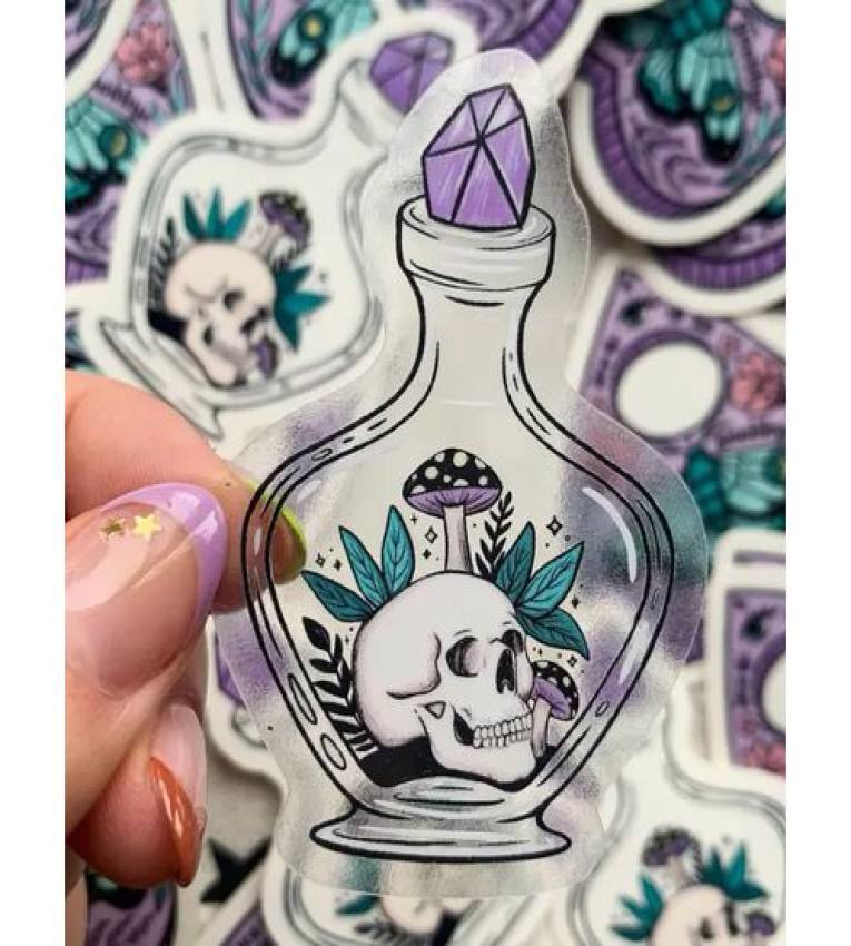 papier autocollant en vinyle imprimable transparent A4 -10 Feuilles