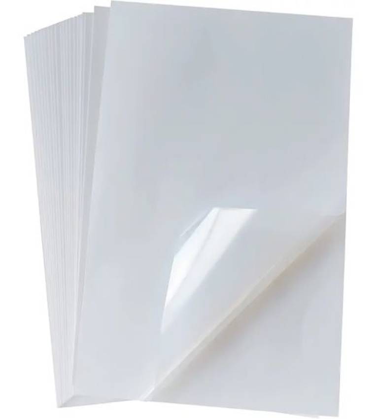 papier autocollant en vinyle imprimable transparent A4 -10 Feuilles