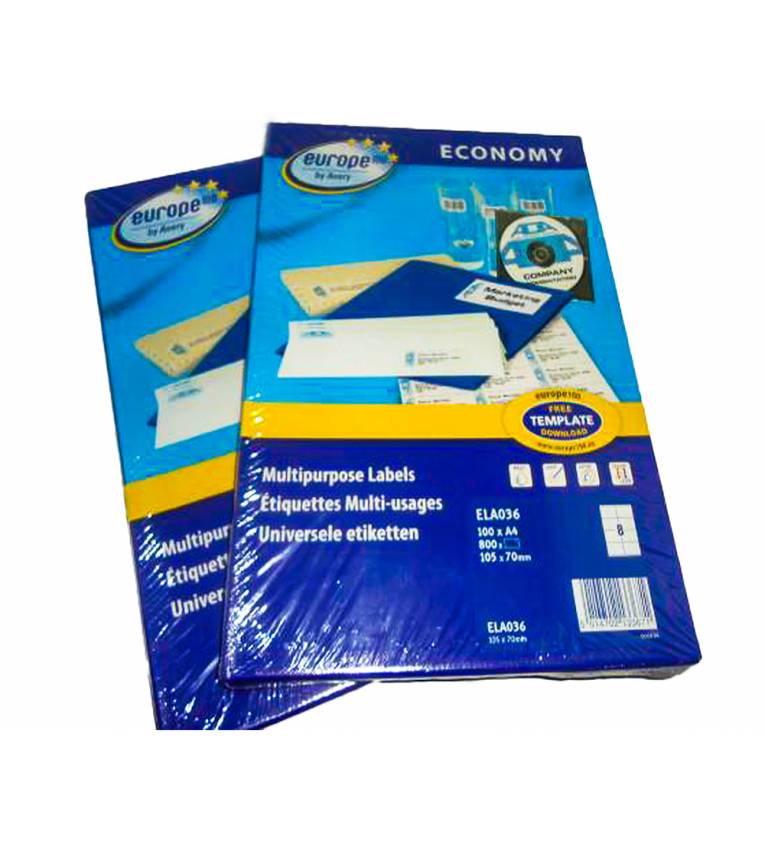 Étiquettes adhésives autocollant ,blanches,105x70 mm,100 Feuilles A4,800 PCS
