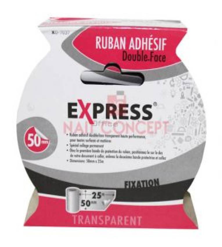 Express Ruban Adhésif Double face 50x25mm Réf XO-7037