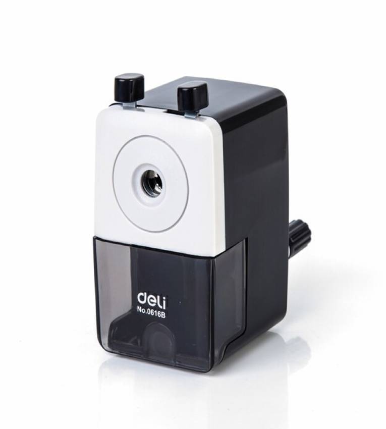 Deli 0618B  Le taille-crayon rotatif incontournable pour une mine toujours parfaite