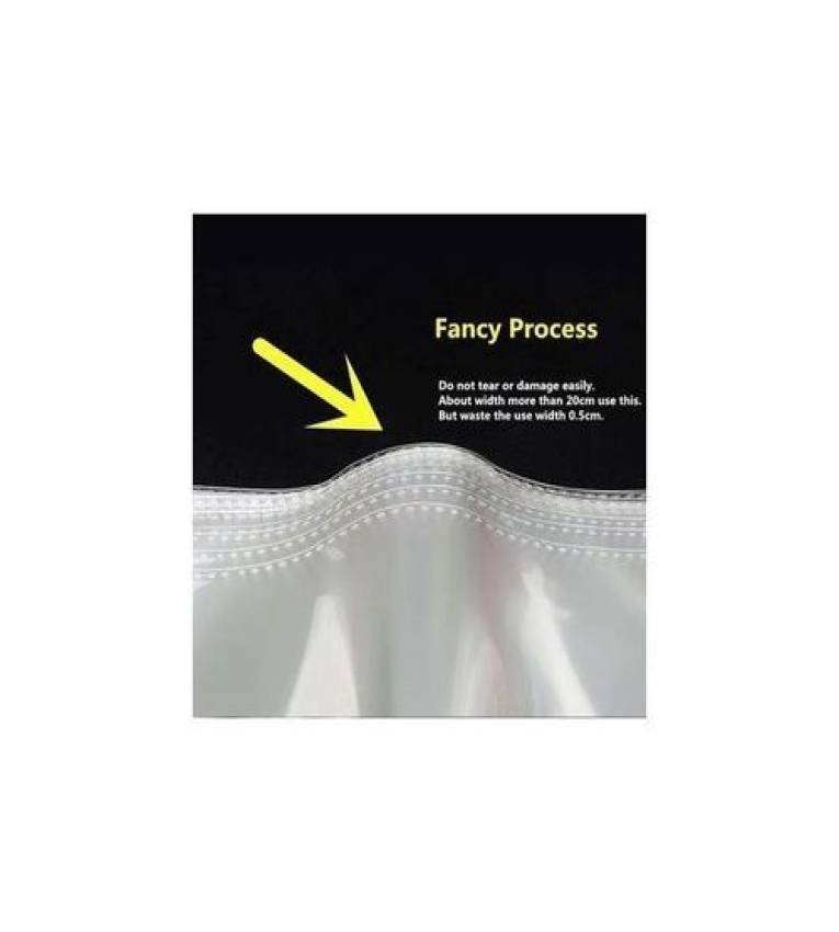 50 sachets plastiques Transparents Pour vetements t-shirt, chemises 30×46