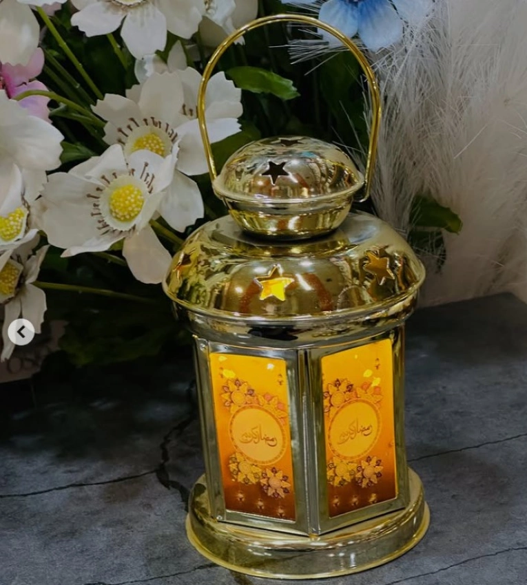 Lanterne de Ramadan vocale avec invocation illuminez vos soirées sacrées avec cette lanterne spirituelle et décorative