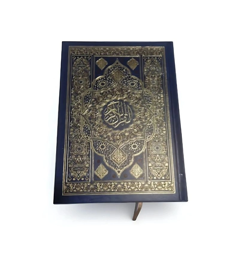 Coran de poche Naskh Othman Taha avec récitation Warch format 14x20 cm, papier Chamo, couverture bicolore. Idéal pour l'étude et la prière