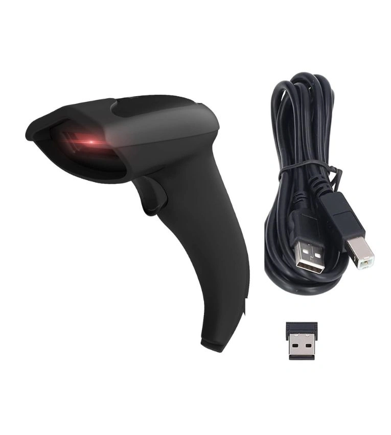 Scanner de codes-barres Deli ES211,Technologie CCD, design anti-choc, double confirmation (bip + lumière). Idéal pour magasins et entrepôts