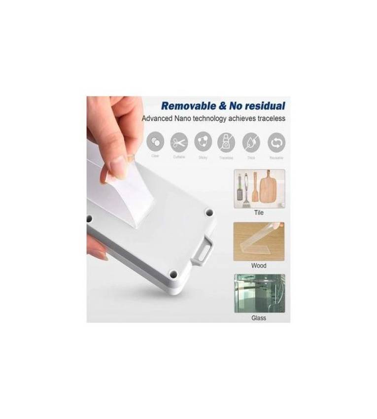 Ruban Adhésif 1.9cmx5m, transparent  Polyvalent – Auto-adhésif, Lavable, Sans Trace