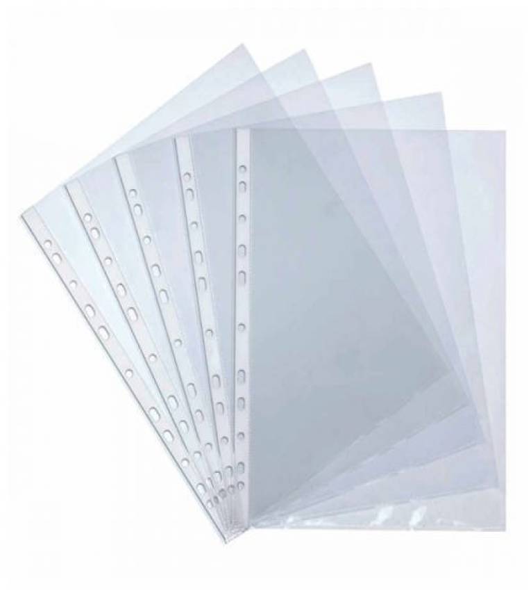 POCHETTES PERFORÉES BLANCHES  pour la protection des documents