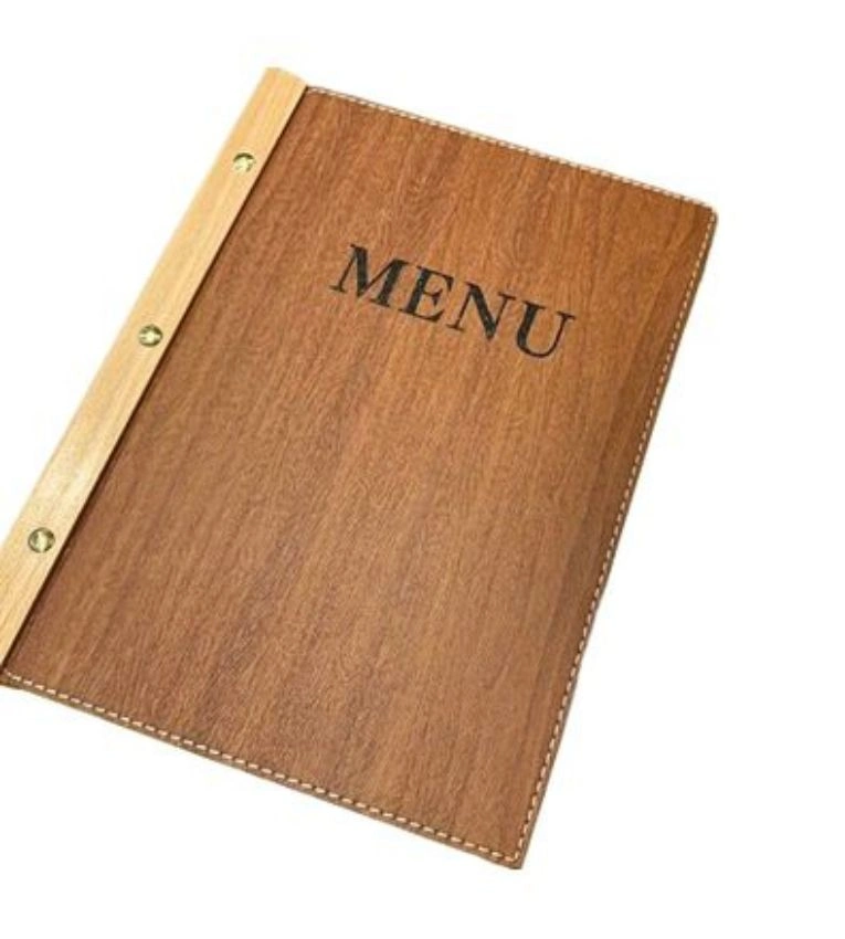PROTÈGE-MENU CLASSIQUE FORMAT A4 - PORTE MENU HÔTEL RESTAURANT - SECURIT