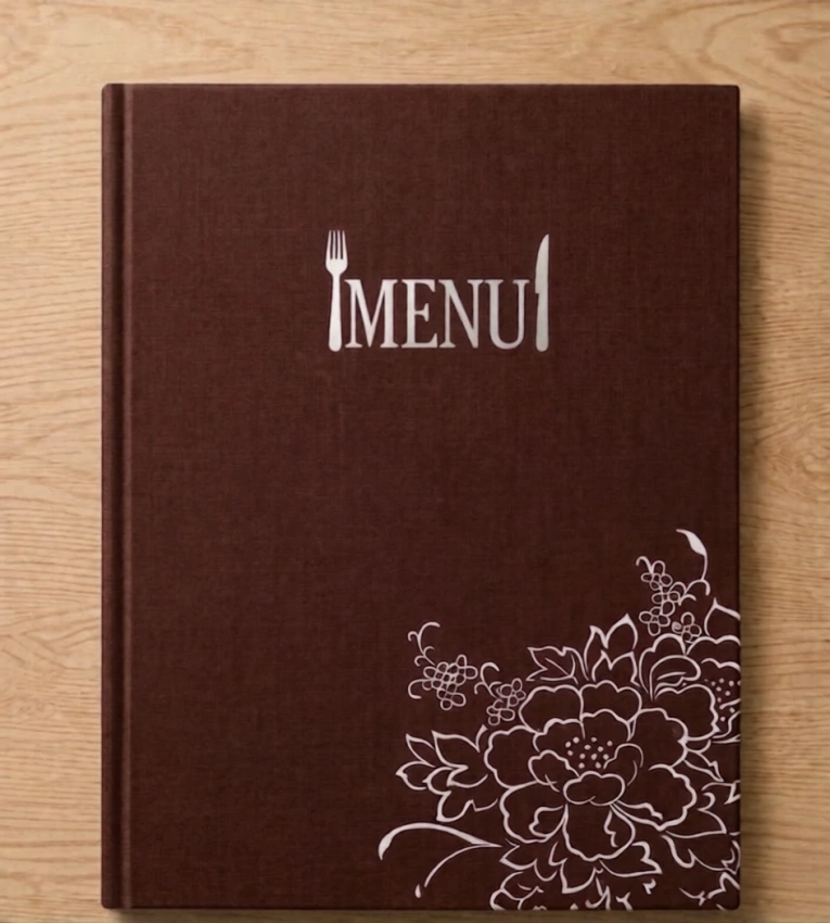 PROTÈGE-MENU CLASSIQUE FORMAT A4 - PORTE MENU HÔTEL RESTAURANT - SECURIT
