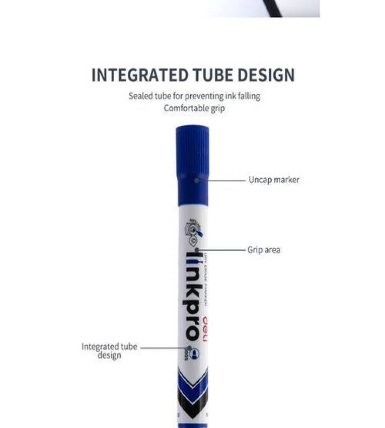 LOT DE 12 MARQUEURS EFFAÇABLES BLEU POUR TABLEAU