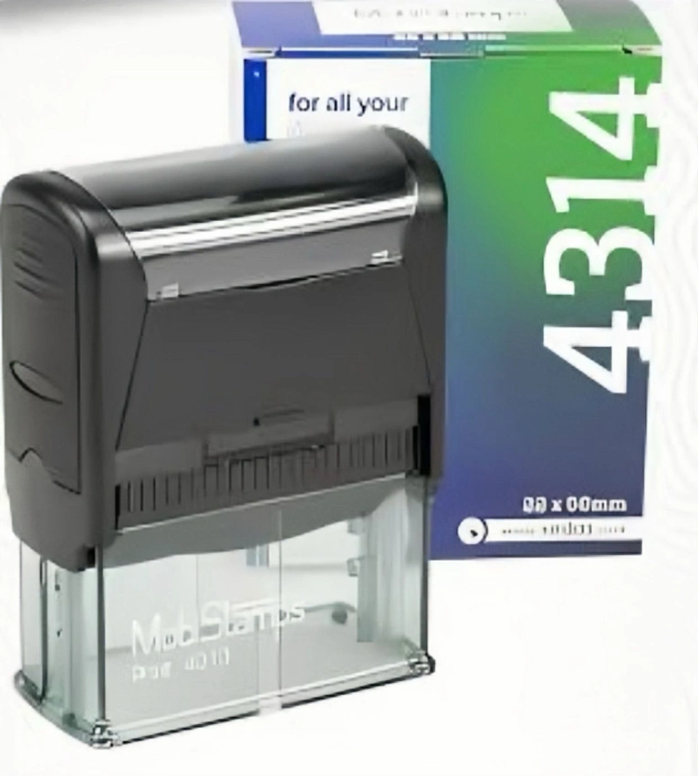 Tampon auto-encreur Mobistamp 4314 pratique et de haute qualité, offrant une impression nette pour un usage professionnel quotidien.