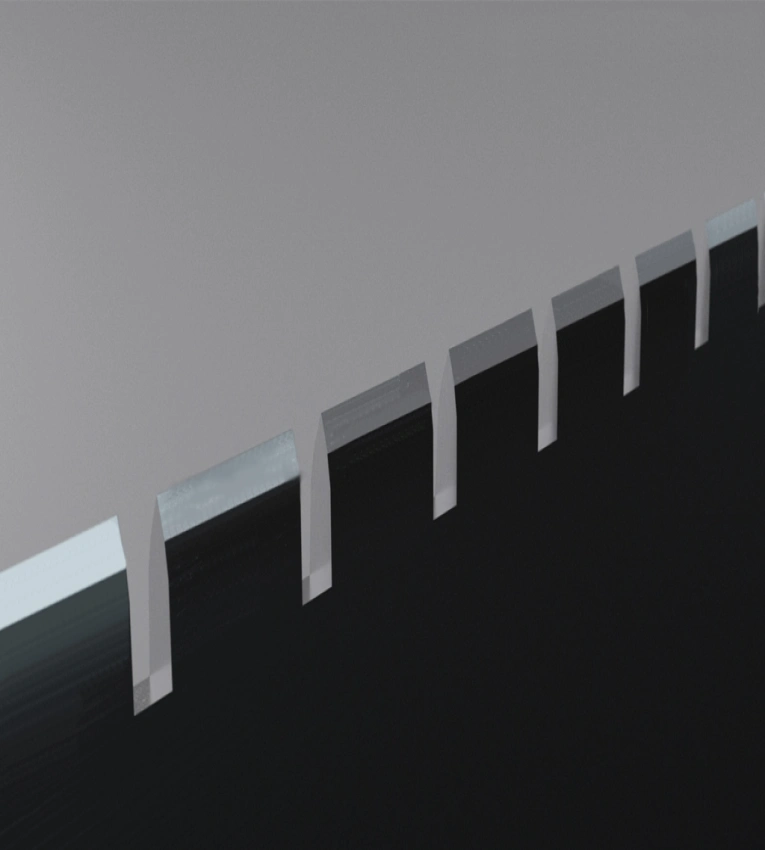 Filet de perforation métallique denté offrant une perforation précise et régulière, avec une grande durabilité et une installation facile.